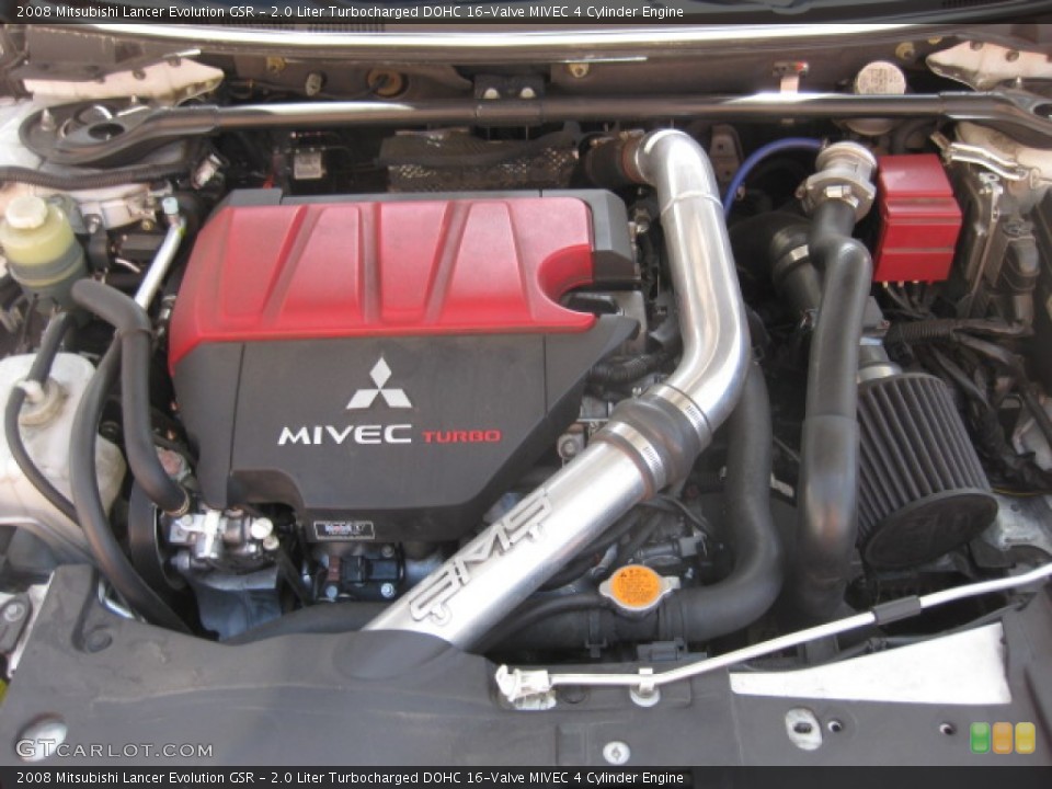 2.0 Liter Turbocharged DOHC 16-Valve MIVEC 4 Cylinder Engine for the 2008 Mitsubishi Lancer Evolution #85251572