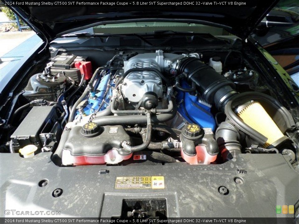 5.8 Liter SVT Supercharged DOHC 32-Valve Ti-VCT V8 Engine for the 2014 Ford Mustang #85251932