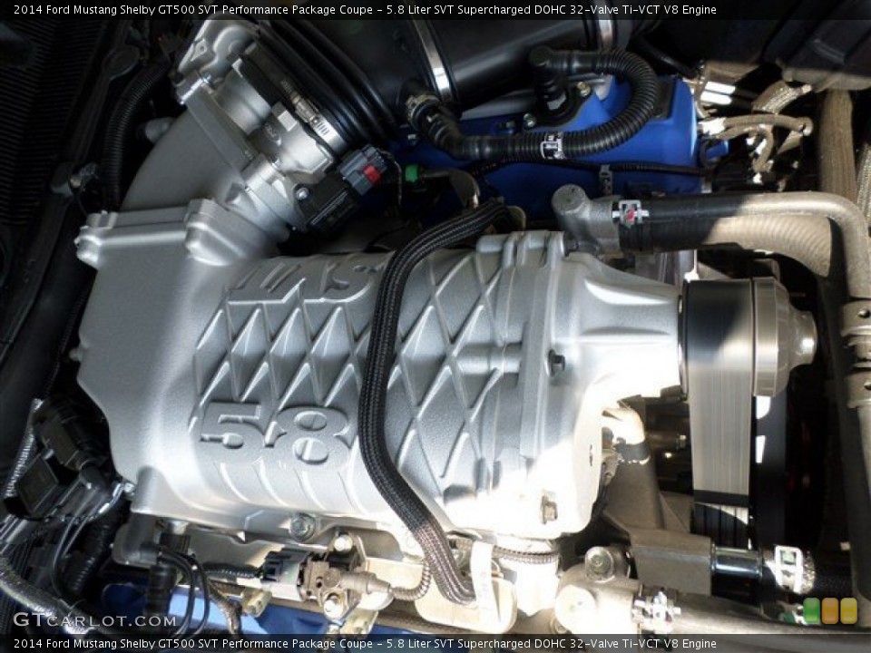 5.8 Liter SVT Supercharged DOHC 32-Valve Ti-VCT V8 Engine for the 2014 Ford Mustang #85251956
