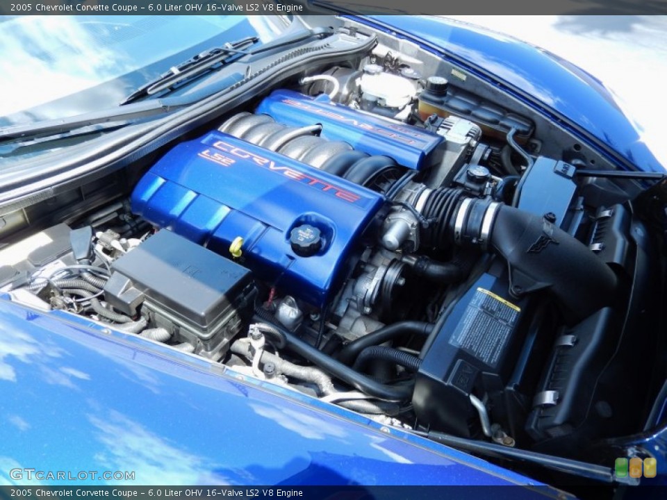 6.0 Liter OHV 16-Valve LS2 V8 Engine for the 2005 Chevrolet Corvette #85267251