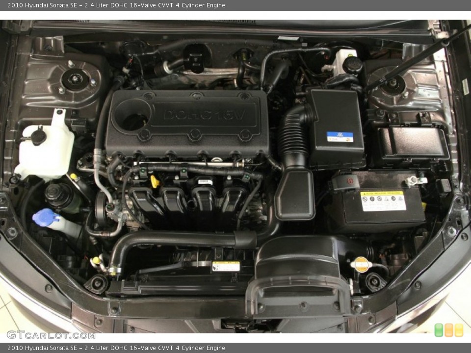 2.4 Liter DOHC 16-Valve CVVT 4 Cylinder Engine for the 2010 Hyundai Sonata #85270324
