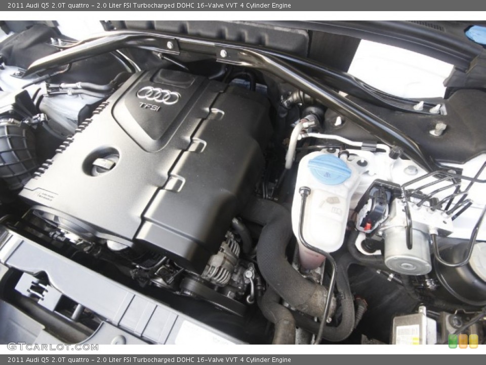 2.0 Liter FSI Turbocharged DOHC 16-Valve VVT 4 Cylinder 2011 Audi Q5 Engine
