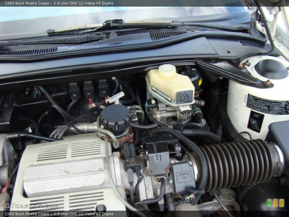 3.8 Liter OHV 12-Valve V6 Engine for the 1989 Buick Reatta #85277234