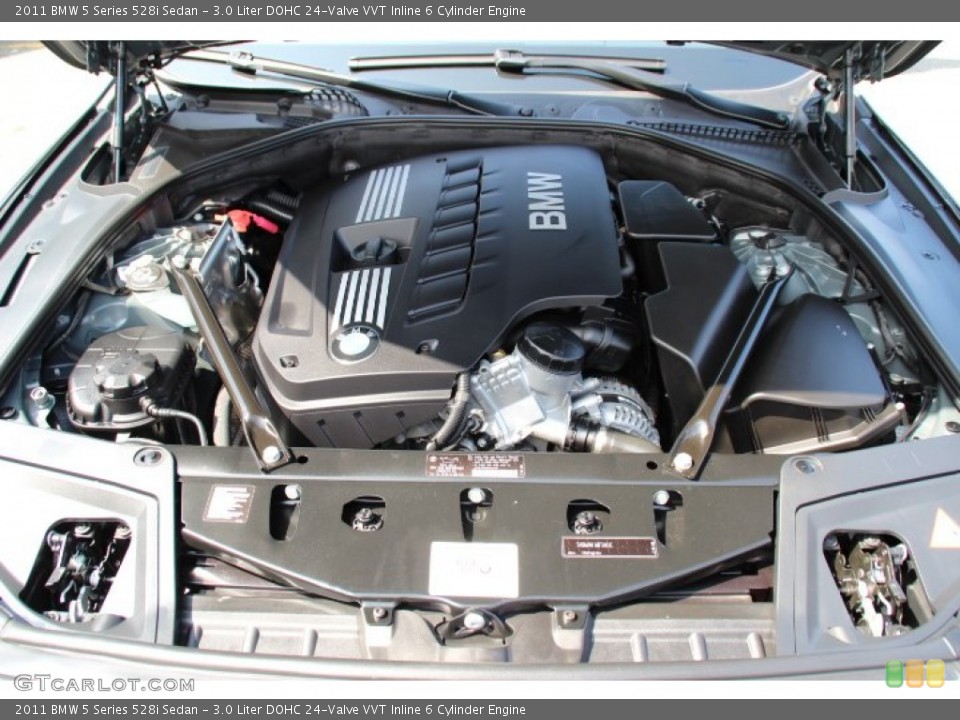 3.0 Liter DOHC 24-Valve VVT Inline 6 Cylinder Engine for the 2011 BMW 5 Series #85295747