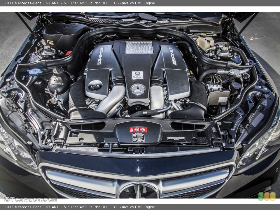 5.5 Liter AMG Biturbo DOHC 32-Valve VVT V8 Engine for the 2014 Mercedes-Benz E #85298363