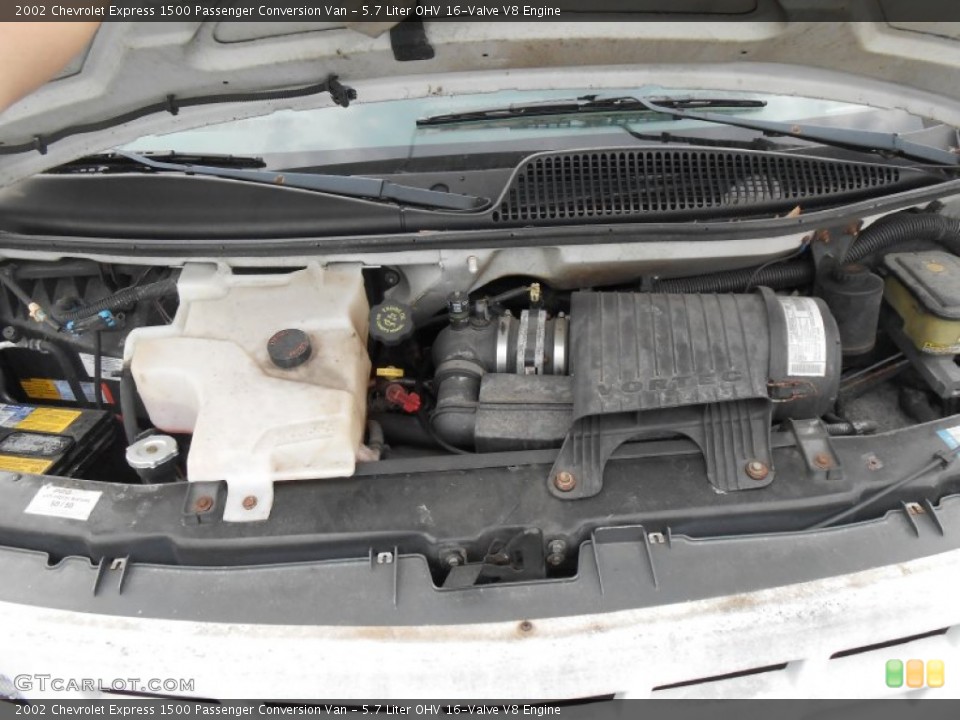 5.7 Liter OHV 16-Valve V8 Engine for the 2002 Chevrolet Express #85298573