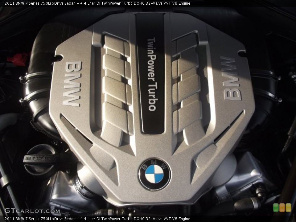 4.4 Liter DI TwinPower Turbo DOHC 32-Valve VVT V8 Engine for the 2011 BMW 7 Series #85307447