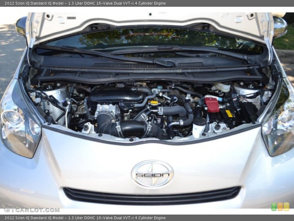1.3 Liter DOHC 16-Valve Dual VVT-i 4 Cylinder 2012 Scion iQ Engine