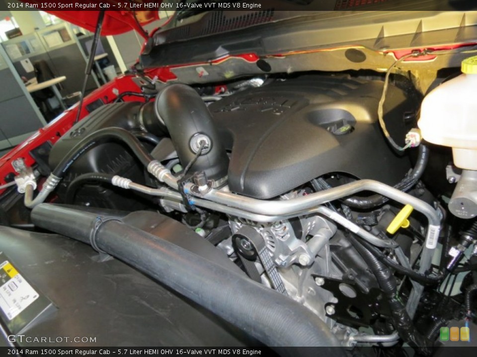 5.7 Liter HEMI OHV 16-Valve VVT MDS V8 Engine for the 2014 Ram 1500 #85312916