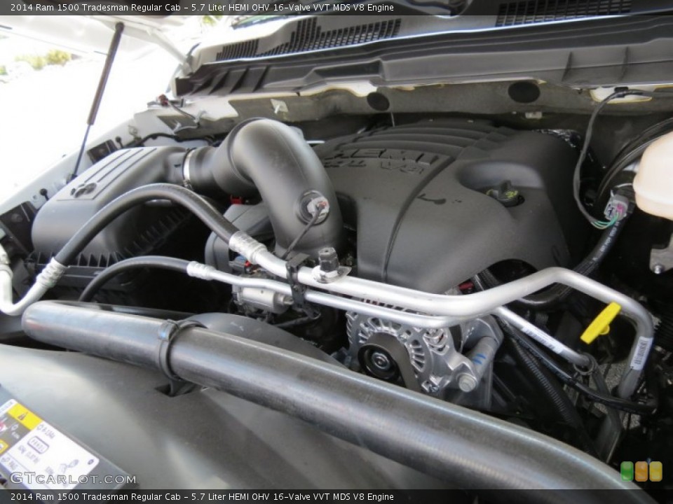 5.7 Liter HEMI OHV 16-Valve VVT MDS V8 Engine for the 2014 Ram 1500 #85313495