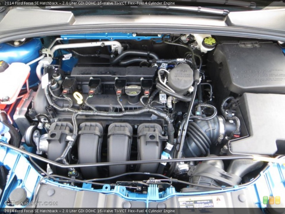 2.0 Liter GDI DOHC 16-Valve Ti-VCT Flex-Fuel 4 Cylinder Engine for the 2014 Ford Focus #85348715