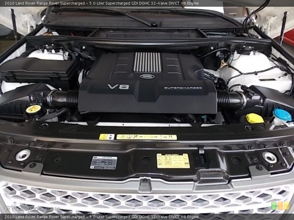 5.0 Liter Supercharged GDI DOHC 32-Valve DIVCT V8 Engine for the 2010 Land Rover Range Rover #85349186