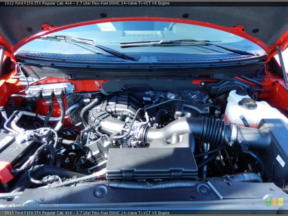 3.7 Liter Flex-Fuel DOHC 24-Valve Ti-VCT V6 Engine for the 2013 Ford F150 #85357069