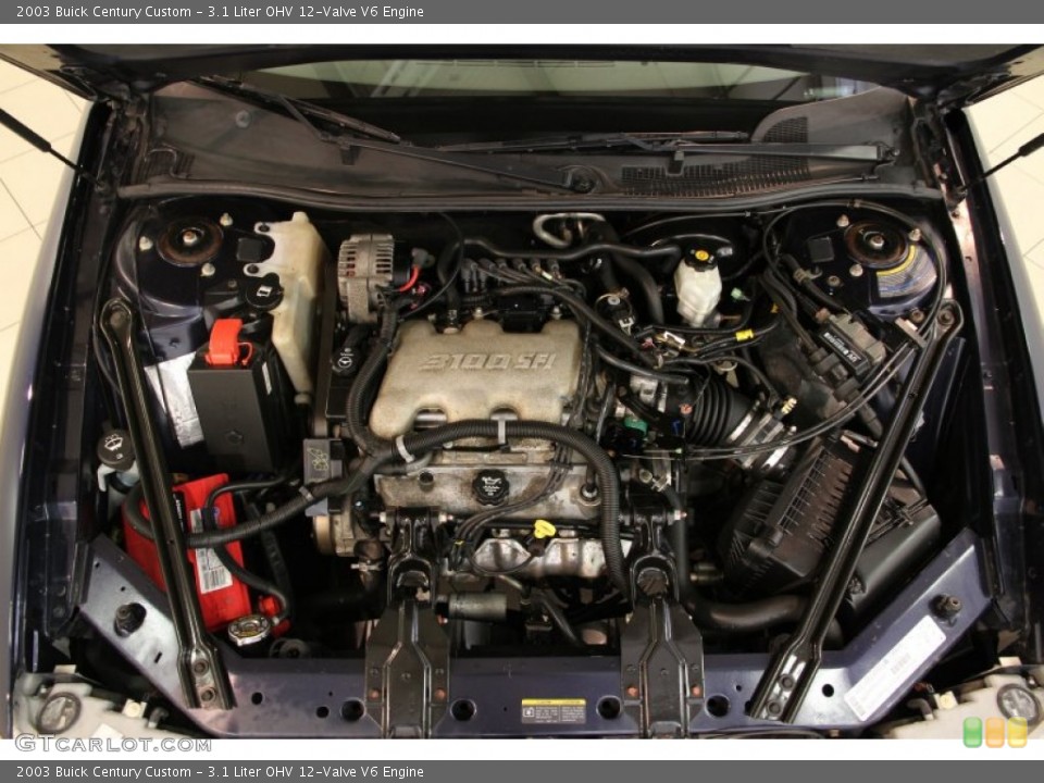 3.1 Liter OHV 12-Valve V6 2003 Buick Century Engine