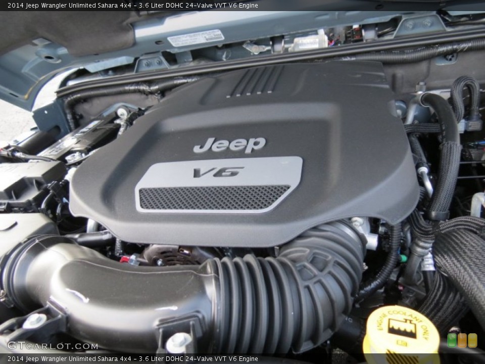 3.6 Liter DOHC 24-Valve VVT V6 Engine for the 2014 Jeep Wrangler Unlimited #85390876