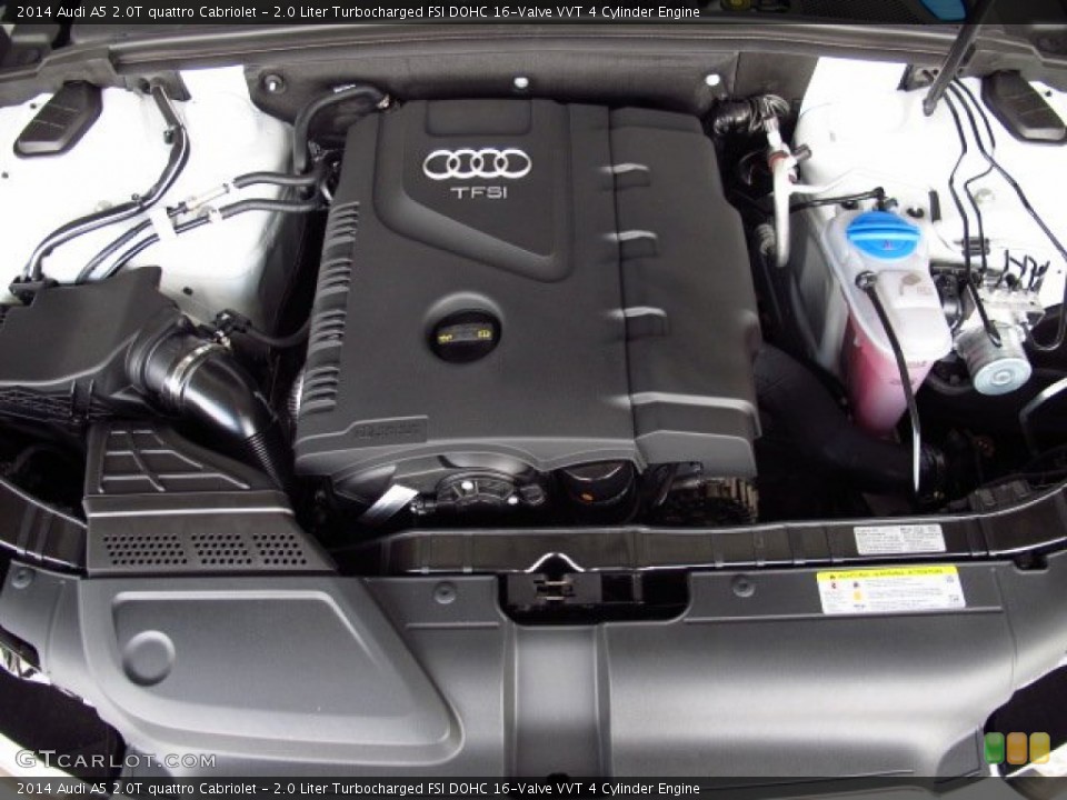 2.0 Liter Turbocharged FSI DOHC 16-Valve VVT 4 Cylinder Engine for the 2014 Audi A5 #85394719