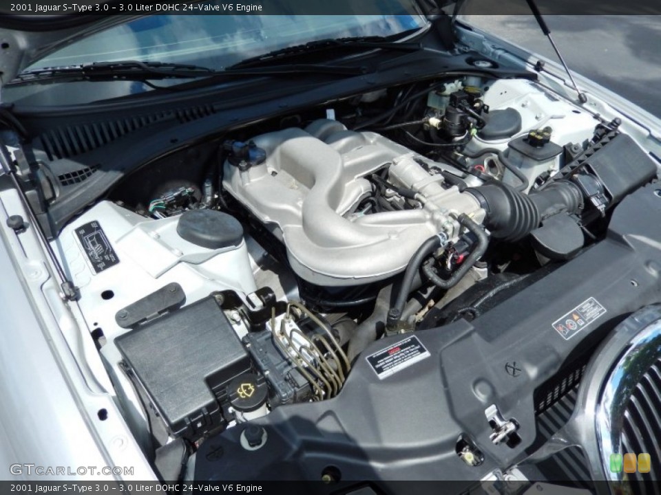 3.0 Liter DOHC 24-Valve V6 2001 Jaguar S-Type Engine