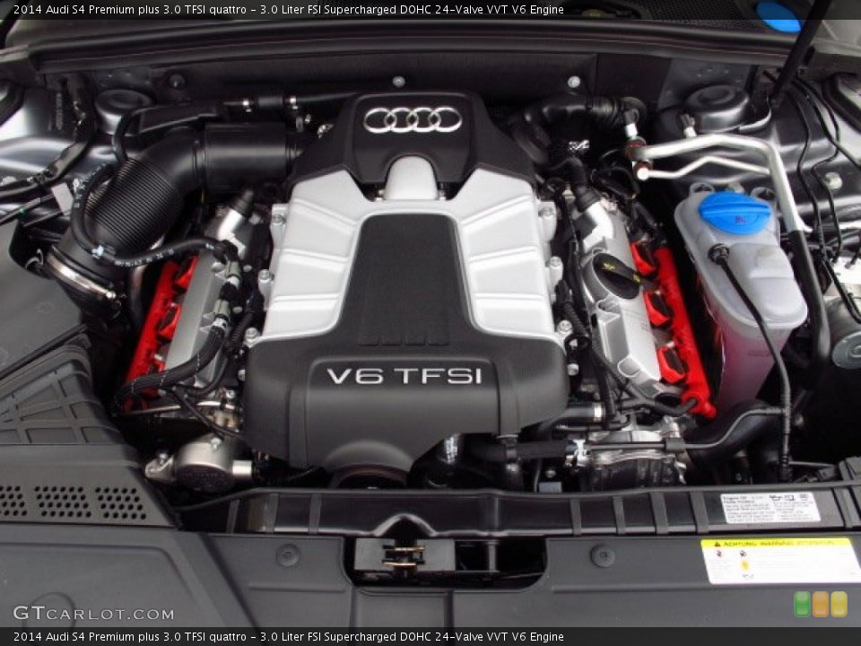 3.0 Liter FSI Supercharged DOHC 24-Valve VVT V6 Engine for the 2014 Audi S4 #85423827