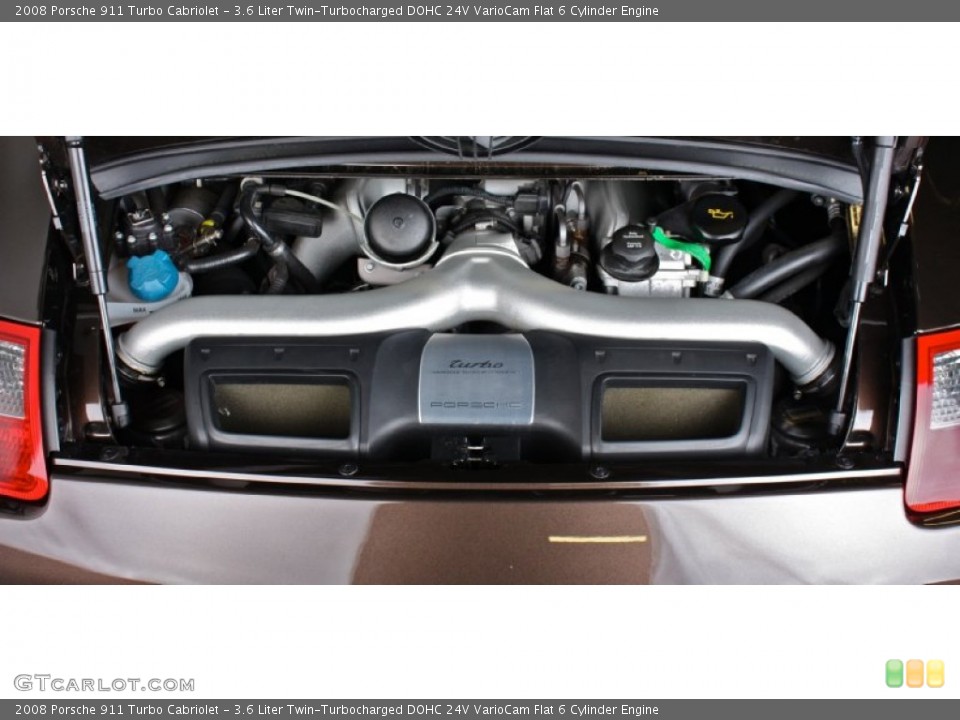 3.6 Liter Twin-Turbocharged DOHC 24V VarioCam Flat 6 Cylinder Engine for the 2008 Porsche 911 #85433220