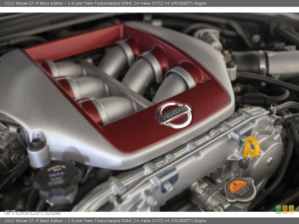 3.8 Liter Twin-Turbocharged DOHC 24-Valve CVTCS V6 (VR38DETT) Engine for the 2012 Nissan GT-R #85434294