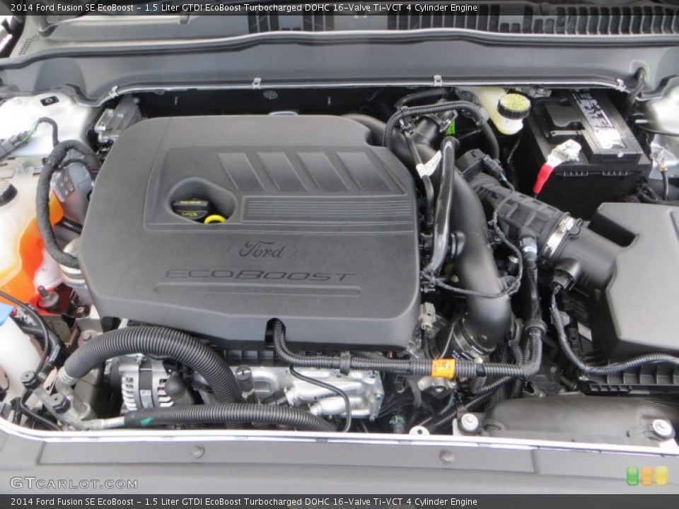 1.5 Liter GTDI EcoBoost Turbocharged DOHC 16-Valve Ti-VCT 4 Cylinder Engine for the 2014 Ford Fusion #85457349