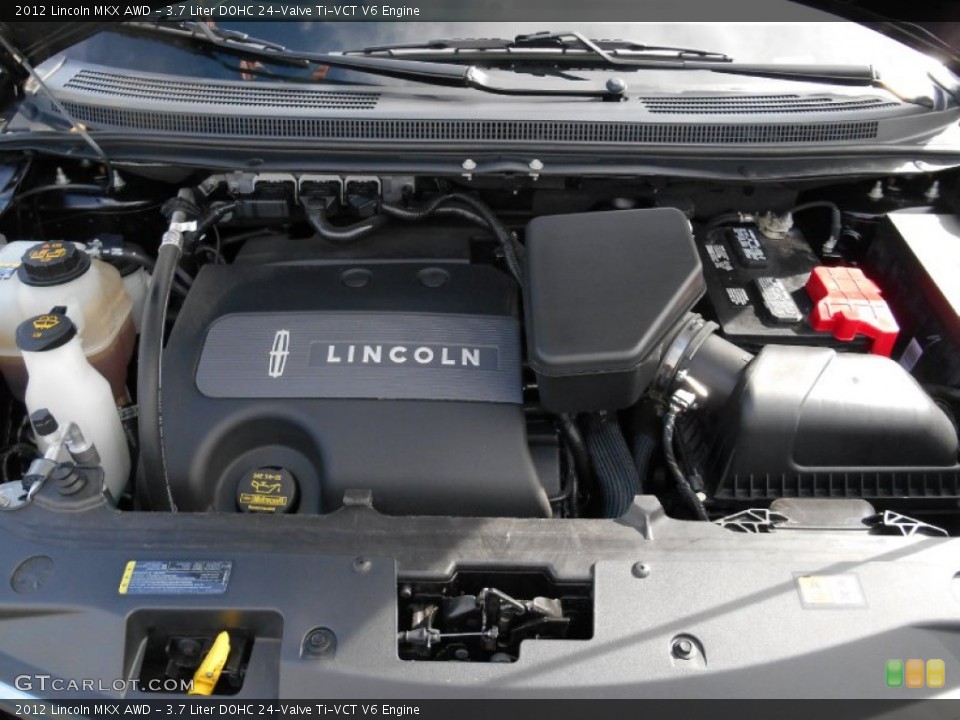 3.7 Liter DOHC 24-Valve Ti-VCT V6 2012 Lincoln MKX Engine