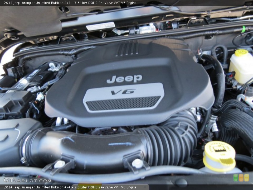 3.6 Liter DOHC 24-Valve VVT V6 Engine for the 2014 Jeep Wrangler Unlimited #85488940