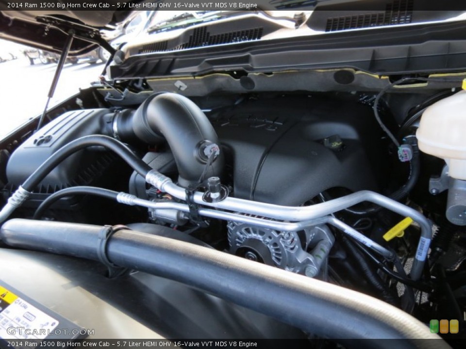 5.7 Liter HEMI OHV 16-Valve VVT MDS V8 Engine for the 2014 Ram 1500 #85489207