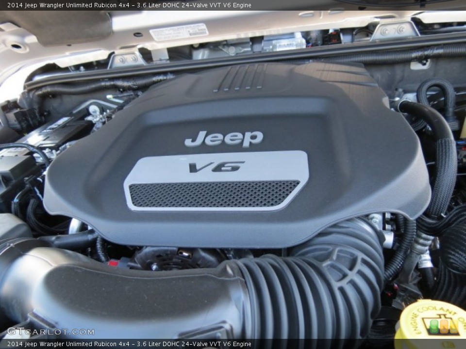 3.6 Liter DOHC 24-Valve VVT V6 Engine for the 2014 Jeep Wrangler Unlimited #85490342