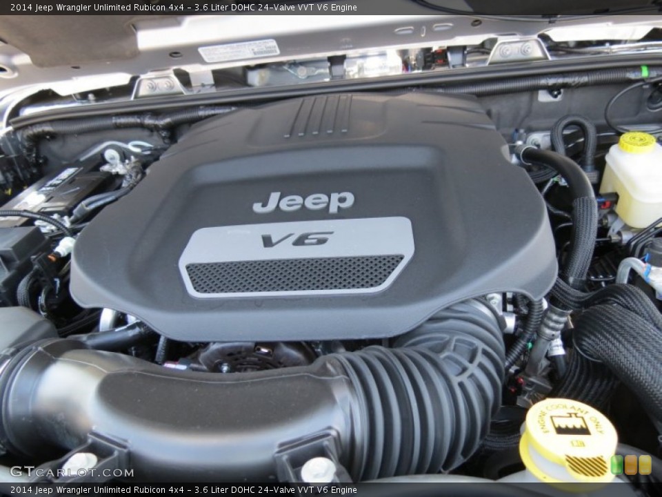 3.6 Liter DOHC 24-Valve VVT V6 Engine for the 2014 Jeep Wrangler Unlimited #85490588