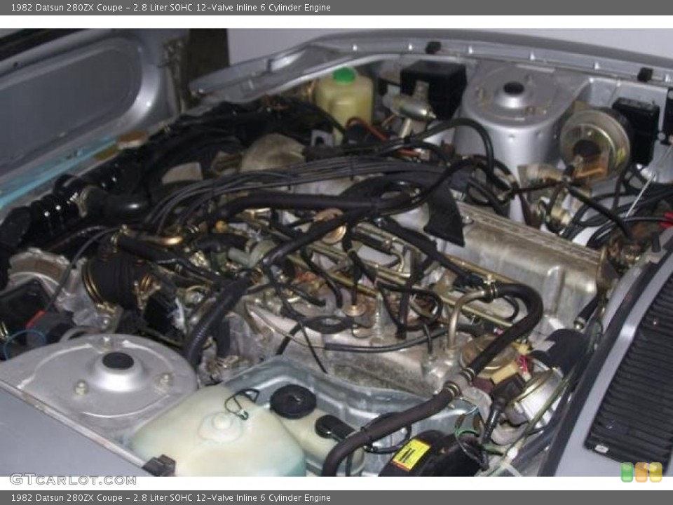 2.8 Liter SOHC 12-Valve Inline 6 Cylinder Engine for the 1982 Datsun 280ZX #85500896