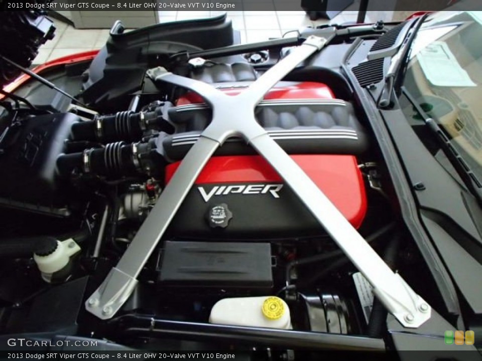8.4 Liter OHV 20-Valve VVT V10 Engine for the 2013 Dodge SRT Viper #85505057