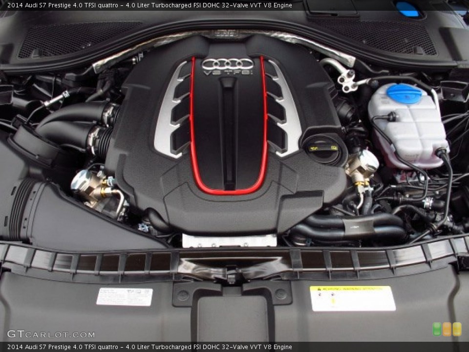 4.0 Liter Turbocharged FSI DOHC 32-Valve VVT V8 Engine for the 2014 Audi S7 #85508219