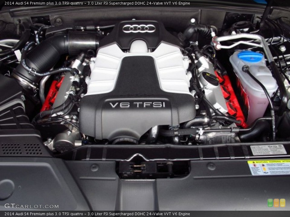 3.0 Liter FSI Supercharged DOHC 24-Valve VVT V6 Engine for the 2014 Audi S4 #85515464