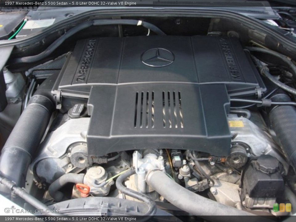 5.0 Liter DOHC 32-Valve V8 1997 Mercedes-Benz S Engine