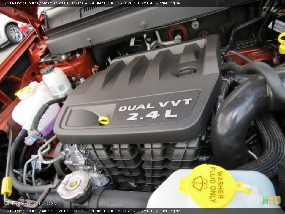2.4 Liter DOHC 16-Valve Dual VVT 4 Cylinder Engine for the 2014 Dodge Journey #85521050