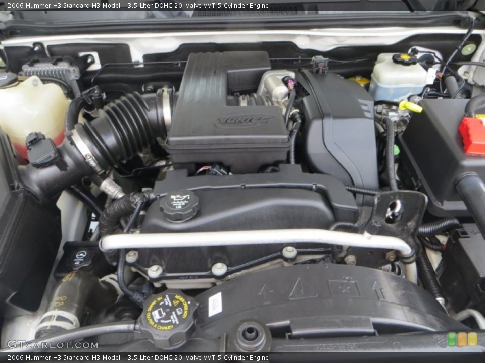 3.5 Liter DOHC 20-Valve VVT 5 Cylinder Engine for the 2006 Hummer H3 #85525322