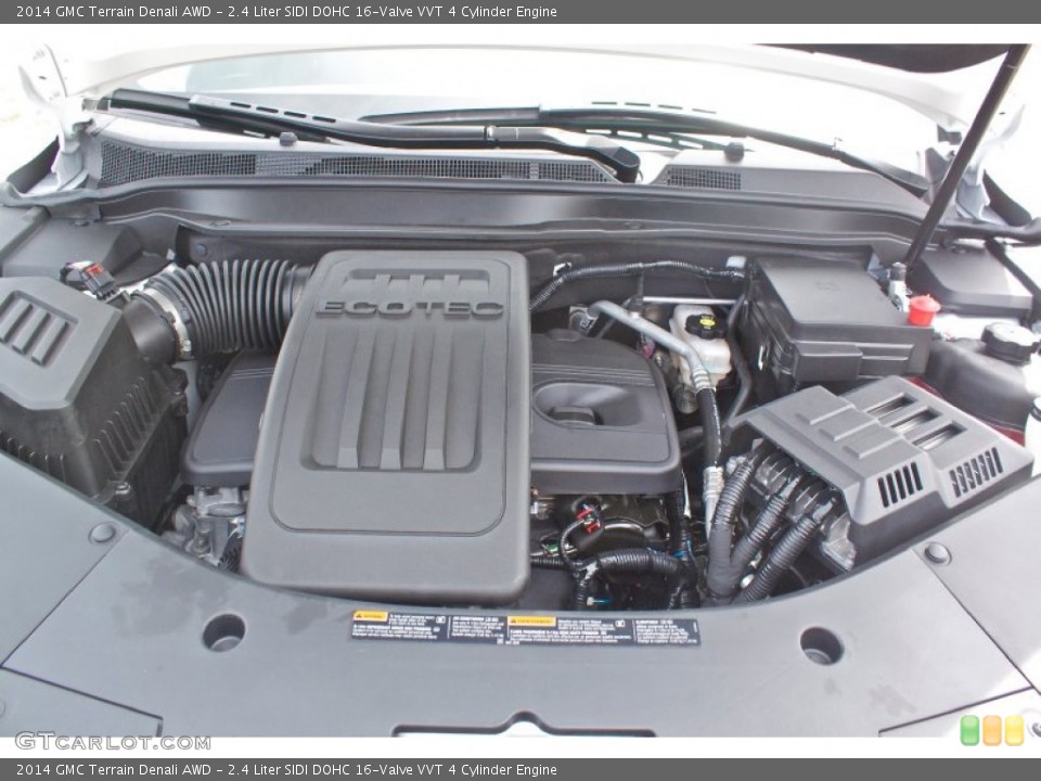2.4 Liter SIDI DOHC 16-Valve VVT 4 Cylinder 2014 GMC Terrain Engine