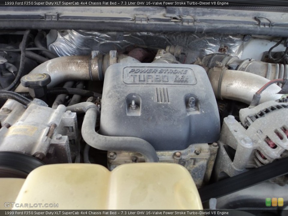 7.3 Liter OHV 16-Valve Power Stroke Turbo-Diesel V8 Engine for the 1999 Ford F350 Super Duty #85548239