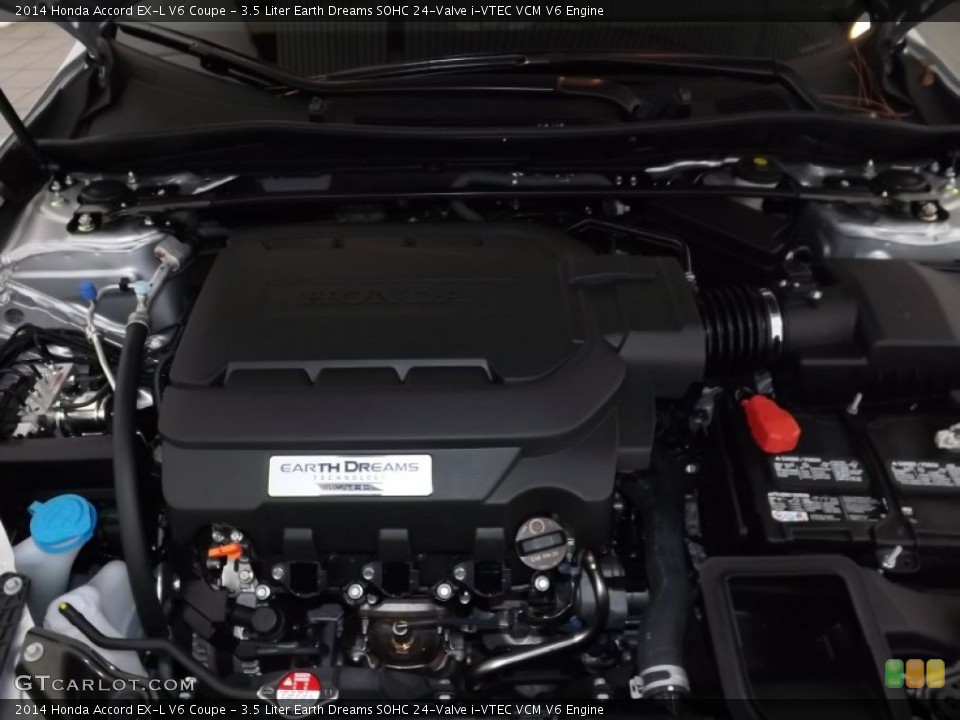 3.5 Liter Earth Dreams SOHC 24-Valve i-VTEC VCM V6 2014 Honda Accord Engine