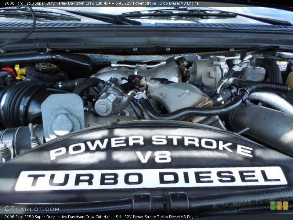6.4L 32V Power Stroke Turbo Diesel V8 Engine for the 2008 Ford F250 Super Duty #85593757