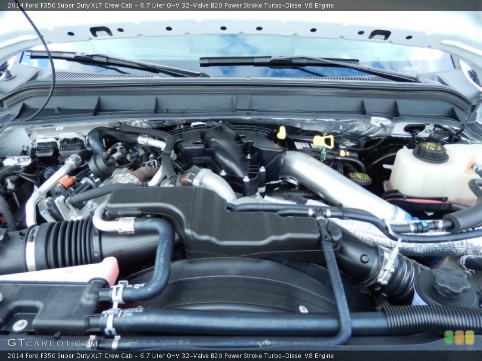 6.7 Liter OHV 32-Valve B20 Power Stroke Turbo-Diesel V8 Engine for the 2014 Ford F350 Super Duty #85599328