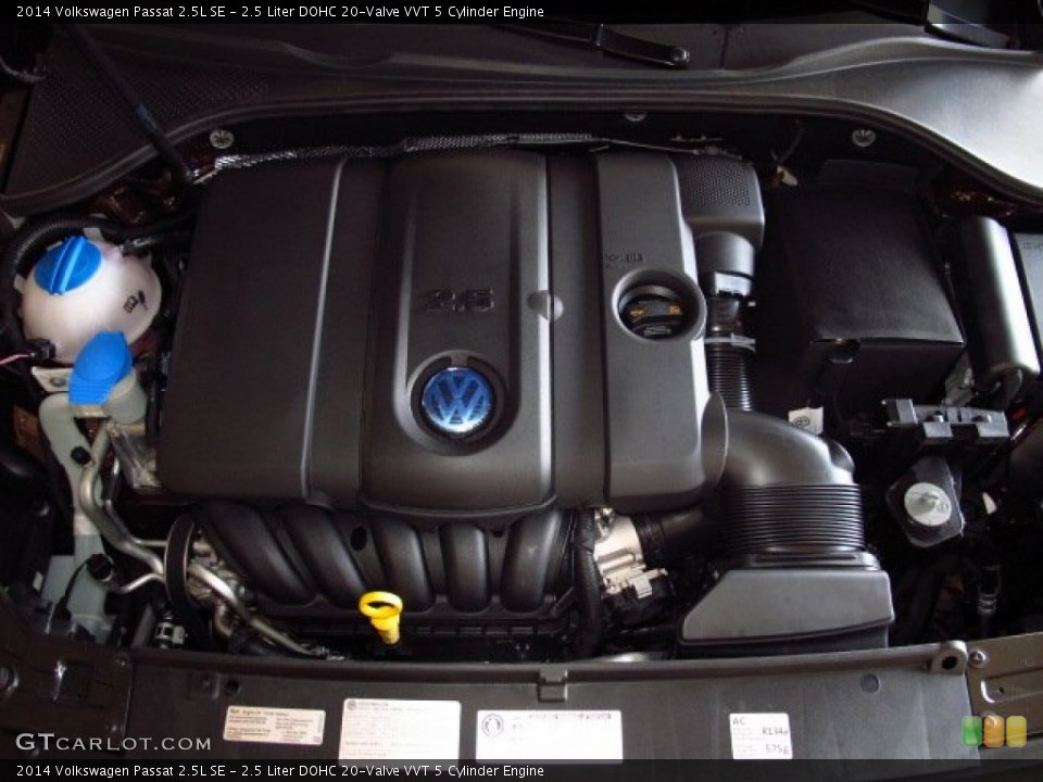 2.5 Liter DOHC 20-Valve VVT 5 Cylinder Engine for the 2014 Volkswagen Passat #85607872