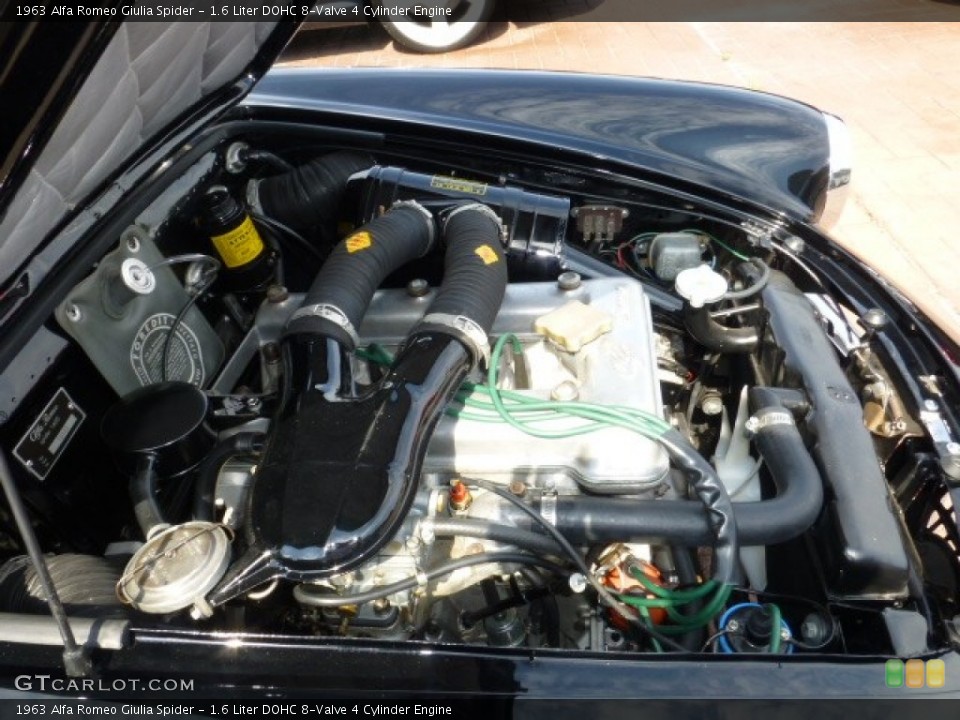 1.6 Liter DOHC 8-Valve 4 Cylinder Engine for the 1963 Alfa Romeo Giulia #85630843