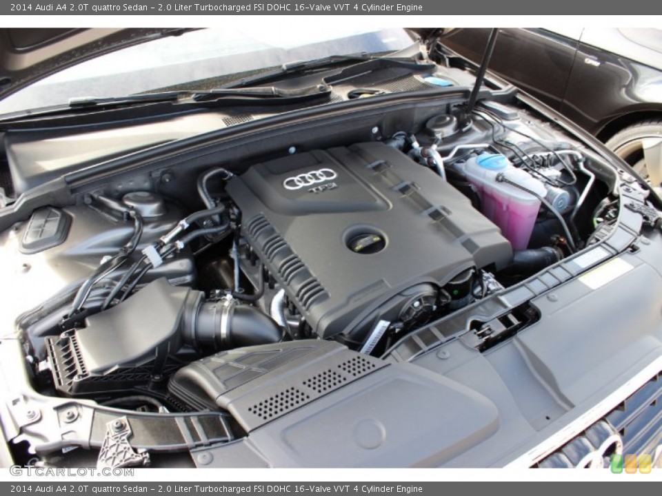 2.0 Liter Turbocharged FSI DOHC 16-Valve VVT 4 Cylinder Engine for the 2014 Audi A4 #85637344