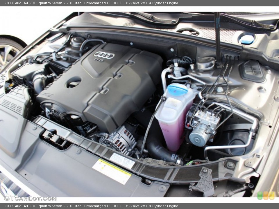 2.0 Liter Turbocharged FSI DOHC 16-Valve VVT 4 Cylinder Engine for the 2014 Audi A4 #85637356