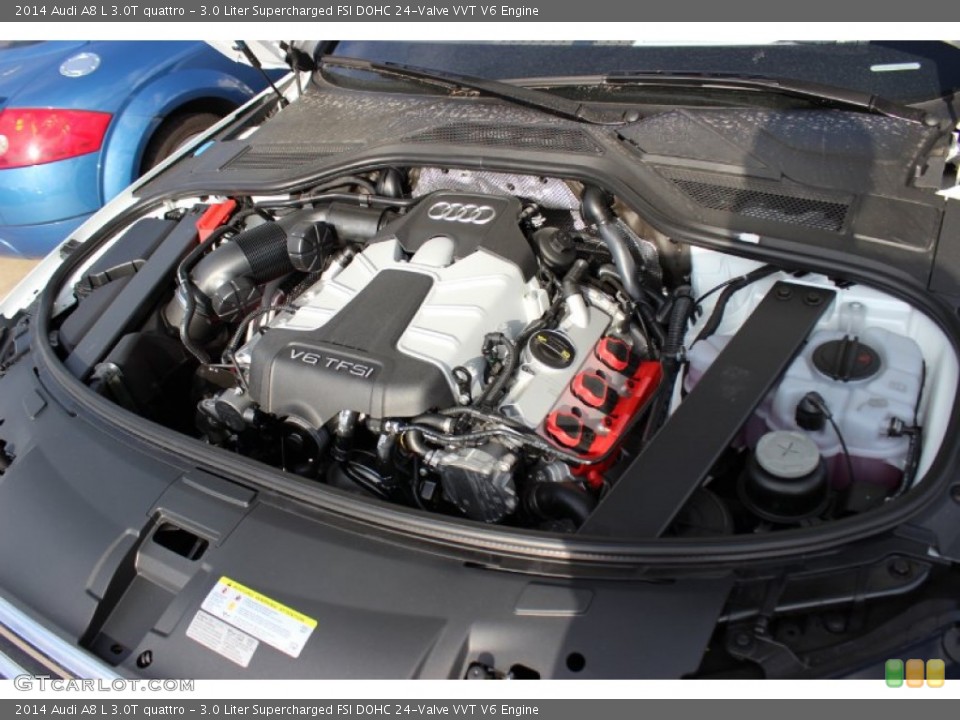 3.0 Liter Supercharged FSI DOHC 24-Valve VVT V6 Engine for the 2014 Audi A8 #85639882