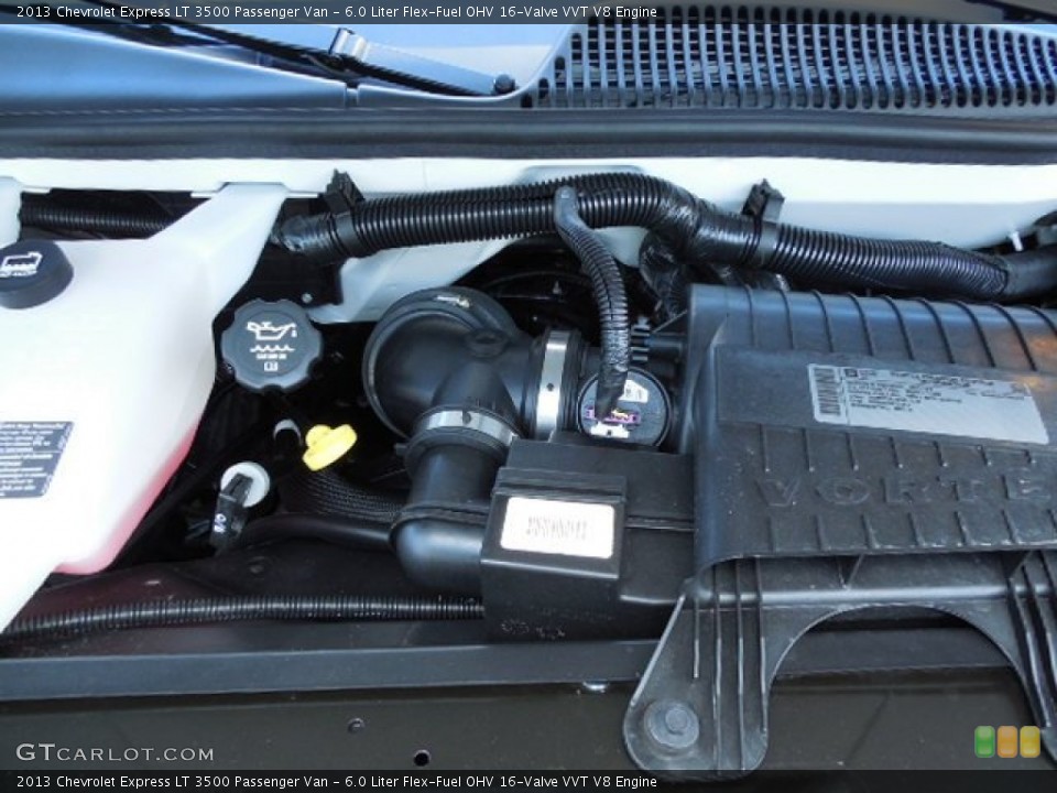 6.0 Liter Flex-Fuel OHV 16-Valve VVT V8 Engine for the 2013 Chevrolet Express #85640217
