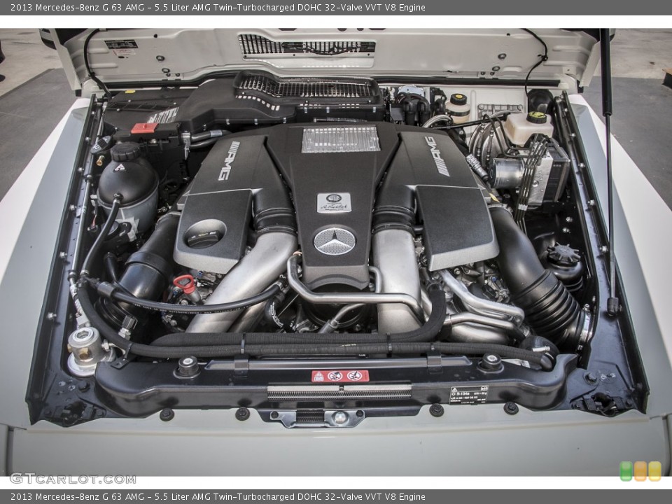 5.5 Liter AMG Twin-Turbocharged DOHC 32-Valve VVT V8 Engine for the 2013 Mercedes-Benz G #85662773