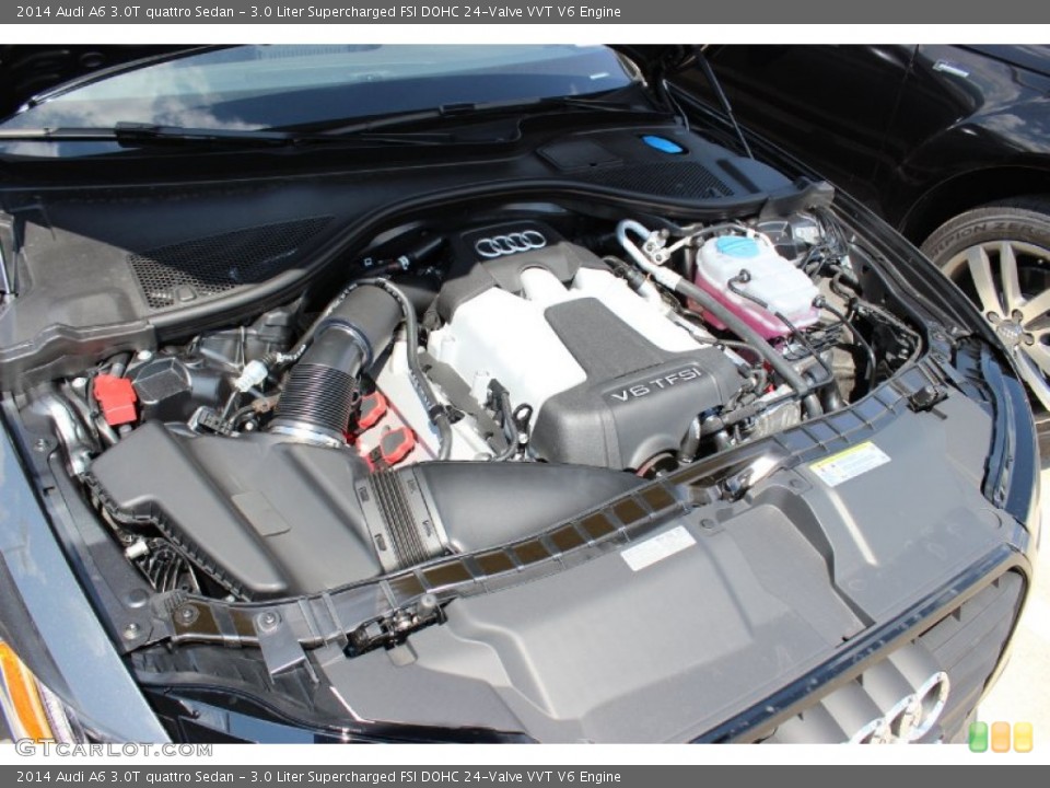 3.0 Liter Supercharged FSI DOHC 24-Valve VVT V6 Engine for the 2014 Audi A6 #85672403